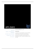 AFL2601 Assignment 20 (eng)