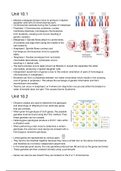 IB Biology Unit 10- Genetics and Evolution