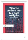 Samenvatting Waarde creëren met big data analytics van Peter Verhoef, Edwin Kooge en Natasha Walk