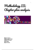 Methodology III; chapter plan analysis