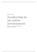 Connected Leadership - Leadership in an online environment
