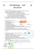 AQA GCSE Biology Cell Biology (Topic 1) Revision Notes