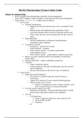 NR 291 Pharmacology I Exam 4 Study Guide (Latest Update) 