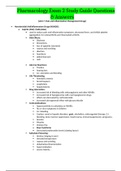 Rasmussen College:Pharmacology Exam 2 Study Guide Questions & Answers Graded A