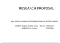 final year project research proposal