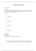 American Public University PSYC 300 Midterm Exam - Questions and Answers (Graded A).