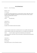 American Public University PSYC 300 Final Exam 2 – Question and Answers (Graded A).