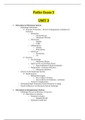 NR 283 Pathophysiology EXAM 2 UNIT 3 (LATEST) WITH  COMPLETE SOLUTIONS