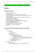 Rasmussen College:NU 278 Study Guide 2 With Answers