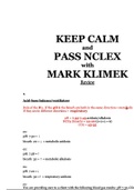 NCLEX  with MARK KLIMEK