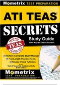 ATI TEAS Secrets Study Guide: TEAS 6 Complete Study Manual, Full-Length Practice Tests, Review Video Tutorials for the Test of Essential Academic Skills, Sixth Edition |Your Key to Exam Success (June 2022)