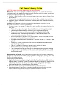 PN2 Exam 3 Study Guide; PN CAPSTONE