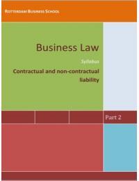 Business law Part 2 : Contractual and non-contractual liability