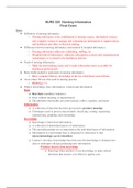 NURS 329 Nursing Informatics Final Exam Test Plan/ Study Guide Download for a HIGHSCORE.