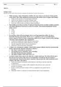 NR 442 NNA Bioterrorism Self-Study Exam