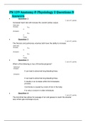 PN 129 Anatomy & Physiology 2 Questions & Answers