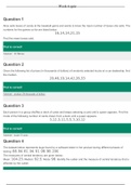 MATH 225N Week 4 Statistics Quiz Solutions Fall 2020 LATEST COMPLETE SOLUTIONS - Attempt Score A+