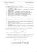 Examen de Matemáticas II . 26-04-2017.  Curso 2016-2017. Universidad de Alicante