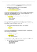 NCLEX-PN Fundamentals 2020 Exam Questions, Answers and Rationales (All Correct).
