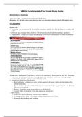 CHAMBERLAIN COLLEGE OF NURSING: NR 224 FUNDAMENTALS FINAL EXAM STUDY GUIDE / NR224 FUNDAMENTALS FINAL EXAM STUDY GUIDE(Latest, 2020) (VERIFIED ALL CORRECT)