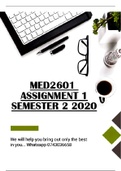 MED2601 ASSIGNMENT 01 SEM 02 2020 SOLUTIONS