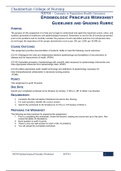 NR 704 Concepts in Population Health Outcomes - Week 3 EPIDEMIOLOGIC PRINCIPLES WORKSHEET GUIDELINES AND GRADING RUBRIC