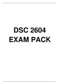DSC2604 Exam Pack Oct Nov 2018