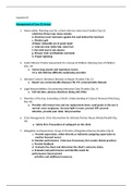 NR 466 Capstone A and B study guide
