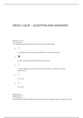 PSYC 460 WEEK 3 QUIZ – QUESTION AND ANSWERS