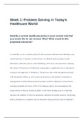 Health Policy|NR 708 Week 3 Discussion Solutions