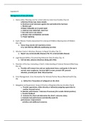Chamberlain College of Nursing - NR 466 Capstone B study guide.(COMPLETE REVIEW)