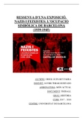 Ressenya d'una exposició. Nazis i feixistes: l'ocupació simbòlica de Barcelona (1939 - 1945)