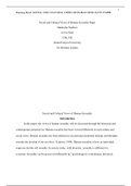 PCN 530 Social and Cultural Views of Human Sexuality Paper