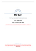  TEX2601 PORTFOLIO ASSIGNMENT 3 2020 ENGLISH