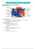 NUR 508 Exam 2 Study Guide-Critical Care updated 2020
