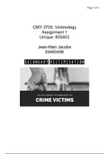 CMY3705 Assignment 1 Secondary Victimisation