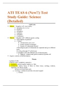 ATI TEAS 6 Test Study Guide: Science (Detailed)
