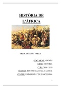Història de l'àfrica