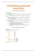 ATI Pediatrics proctored exam (New)