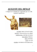 August i el Senat - L’impacte de l’arribada de l’emperador per a la vella institució republicana