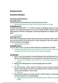 MB 101_Bloomberg Answers 2020 - Economic Indicators | MB101_Bloomberg Answers - Economic Indicators/ Already Graded A.