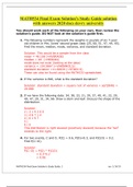 MATH534 Final Exam Solution’s Study Guide solution with answers 2020 docs 100 % Verified Answers.