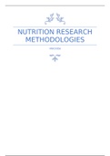 Nutrition Research Methodologies HNH24306