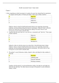 NUR 2058 Health Assessment Exam 1 Study Guide Chapter 1-5, |100% CORRECT ANSWERS, DOWNLOAD TO SCORE A|, Rasmussen College.