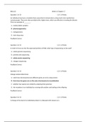 BIOL 133 Week 13 Chapter 17 Study Questions{GRADED A}