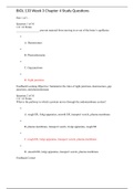 BIOL 133 Week 3 Chapter 4 Study Questions/BIOL 133 WEEK 3 CHAPTER 4 – QUESTION AND ANSWERS{GRADED A}