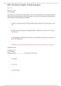 BIOL 133 Week 4 Chapter 6 Study Questions/BIOL 133 WEEK 4 CHAPTER 6 – QUESTION AND ANSWERS{GRADED A}