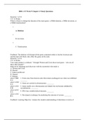 BIOL 133 Week 9 Chapter 13 Study Questions/BIOL 133 WEEK 9 CHAPTER 13 – QUESTION AND ANSWERS{GRADED A PLUS}