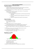 Statistics I Notes (CIS)