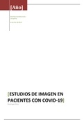 Estudios de Imagen en pacientes con COVID-19